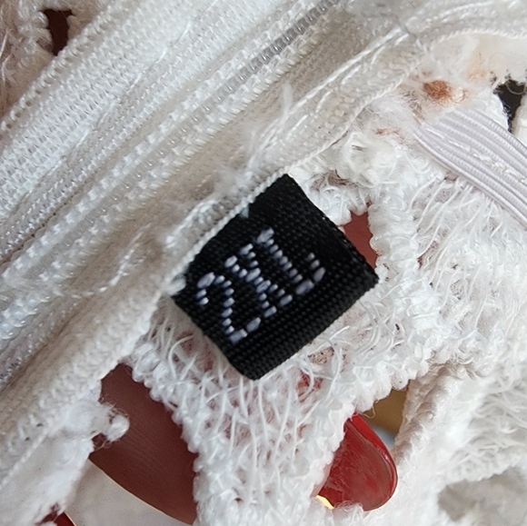 White Unbranded Plus size Mermaid Stretchy Long Dress Size 2XL - Picture 10 of 13